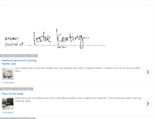 Tablet Screenshot of lesliekeating.com